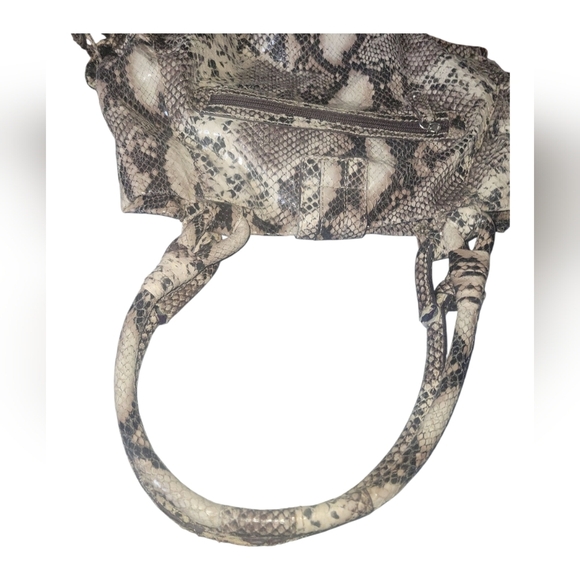 Chaps Est 1978 Vintage Elegant Snakeskin Patterned Ralph Lauren Women's Bag - Picture 12 of 13